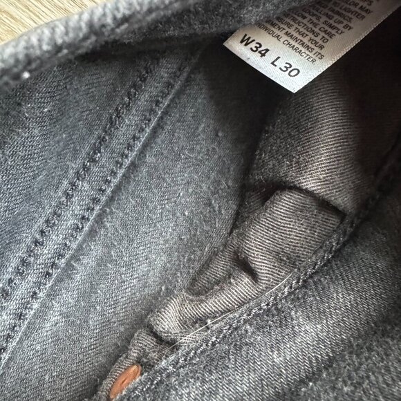 Lucky Brand Black Jeans Size 34 - Picture 3 of 5